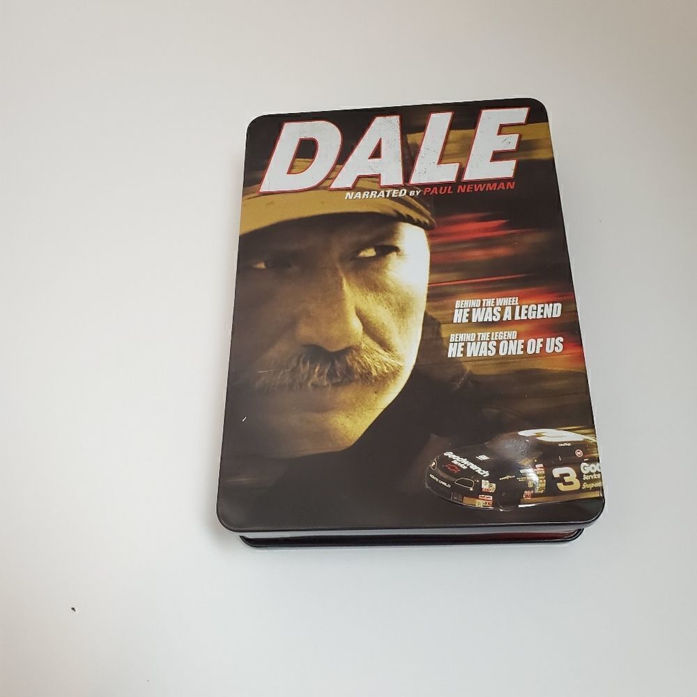 Nascar DALE THE MOVIE 6 DISC WITH COLLECTABLE TIN NARRATED BY PAUL NEWMAN